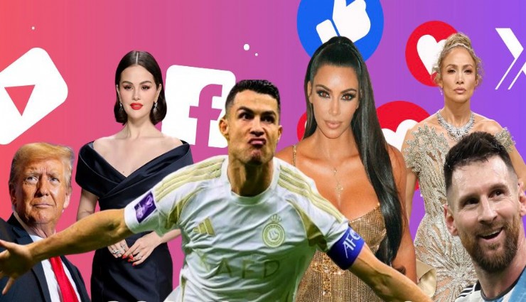 Sosyal medyada trendler değişiyor: En büyüklerde zirveye Ronaldo oynuyor