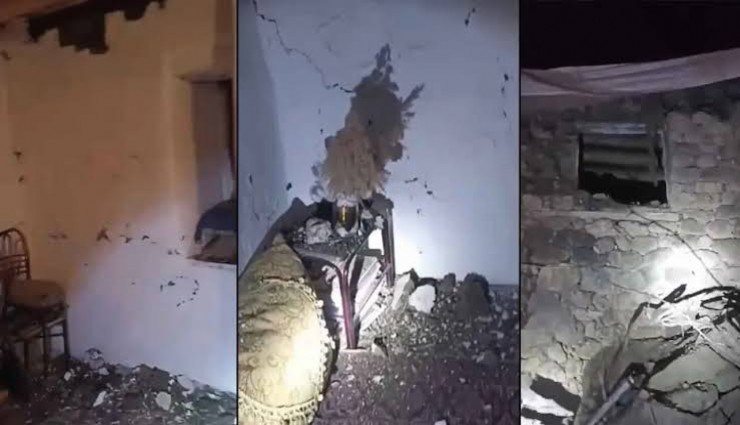 Yüksekova’da yaşanan deprem sonrası evlerde çatlaklar meydana geldi