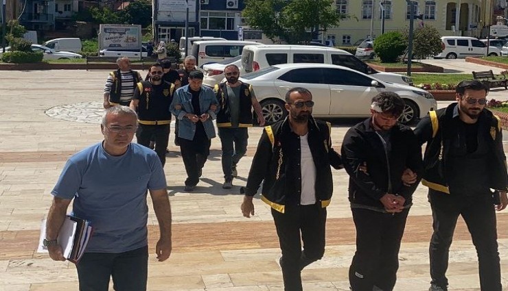 Aydın'da iki kişinin yaralandığı kavganın şüphelileri adliyeye sevk edildi