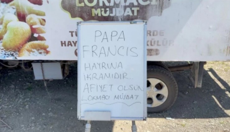 Bursa'da Papa Francis adına lokma döküldü