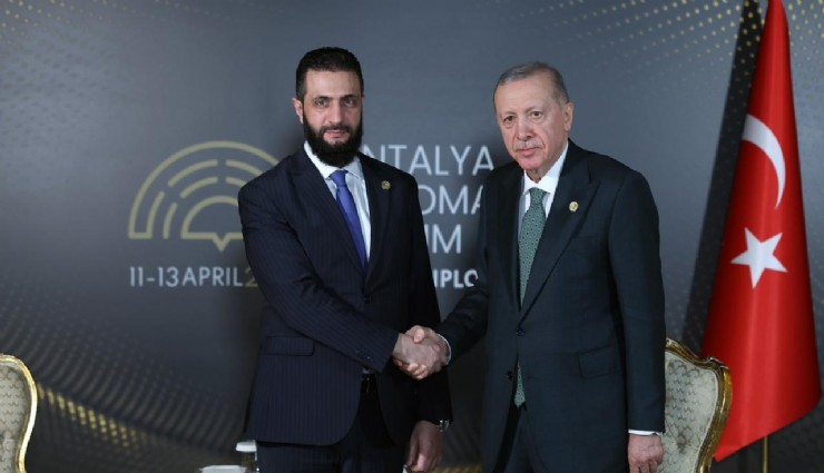 Cumhurbaşkanı Erdoğan, Suriye Cumhurbaşkanı Şara ile görüştü