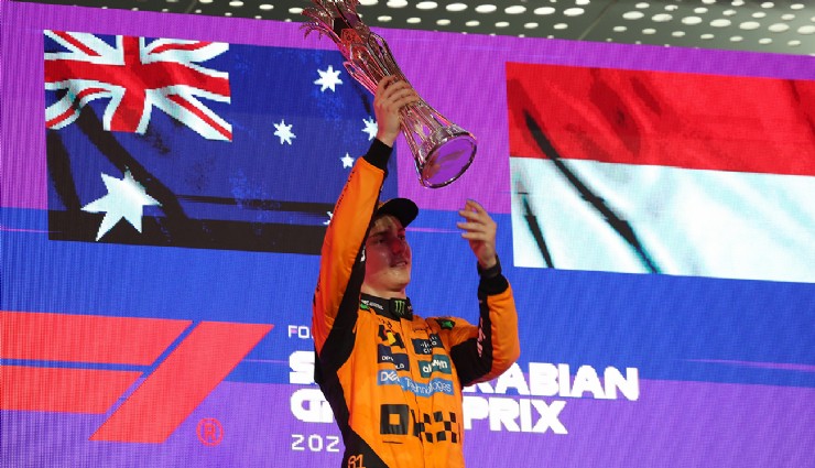 Formula 1’de Suudi Arabistan Grand Prix’sini Oscar Piastri kazandı
