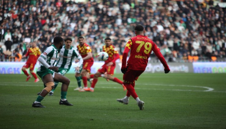 Göztepe, Konyaspor deplasmanından puansız döndü