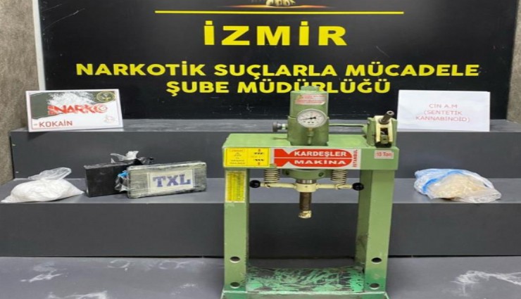 İzmir’de uyuşturucu operasyonu: 4 tutuklama