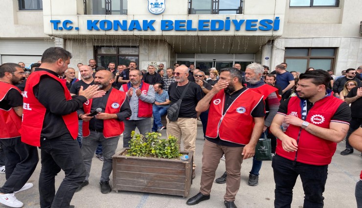 Konak Belediyesi işçilerinin maaş krizi devam ediyor