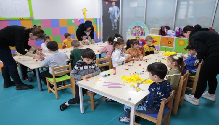 Konaklı minikler sanatla büyüyor