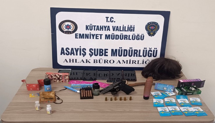 Kütahya'da fuhuş operasyonu: 6 gözaltı, 13 kadın kurtarıldı