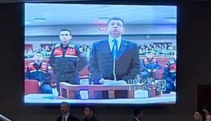 Tutuklu Ekrem İmamoğlu'nun mahkemeden ilk fotoğrafı paylaşıldı