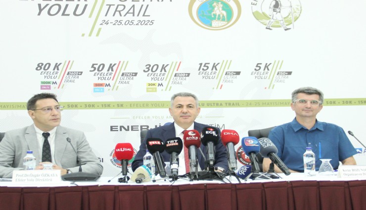 'Efeler Yolu Ultra Trail'e 6 ülkeden 256 sporcu gelecek