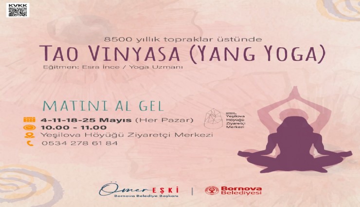 8500 yıllık Yeşilova Höyüğü'nde yoga buluşması
