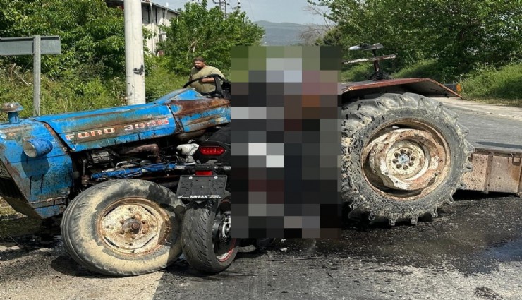 Aydın'da traktör ve motosiklet çarpıştı:3 kişi hayatını kaybetti