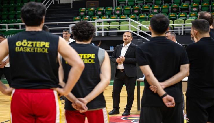 Başkan Eşki'den Göztepe'ye moral ziyareti