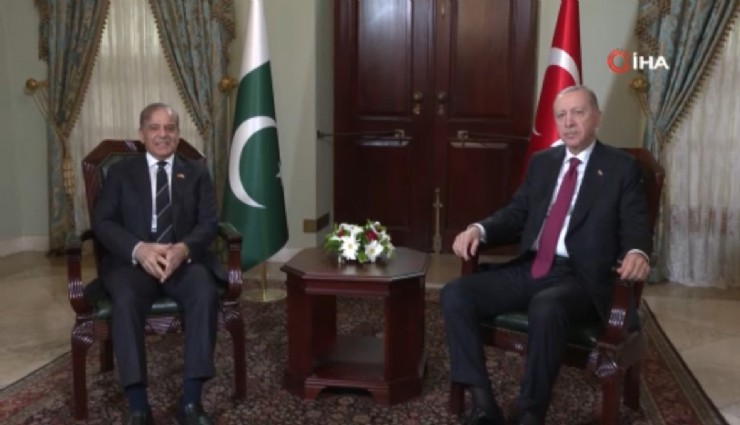 Cumhurbaşkanı Erdoğan, Pakistan Başbakanı Şerif’i kabul etti