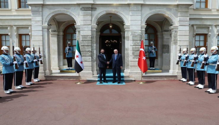 Cumhurbaşkanı Erdoğan, Suriye Lideri Ahmet Şara’yı kabul etti