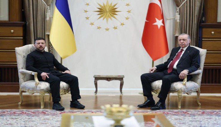Cumhurbaşkanı Erdoğan, Ukrayna Devlet Başkanı Zelenskiy ile görüştü