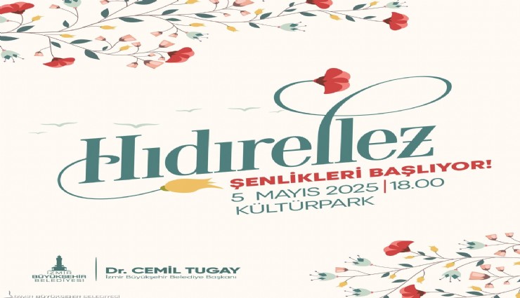 Hıdırellez ateşi Kültürpark'ta yanacak