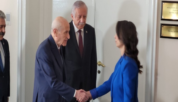 MHP Lideri Bahçeli, DEM Parti heyeti ile görüştü