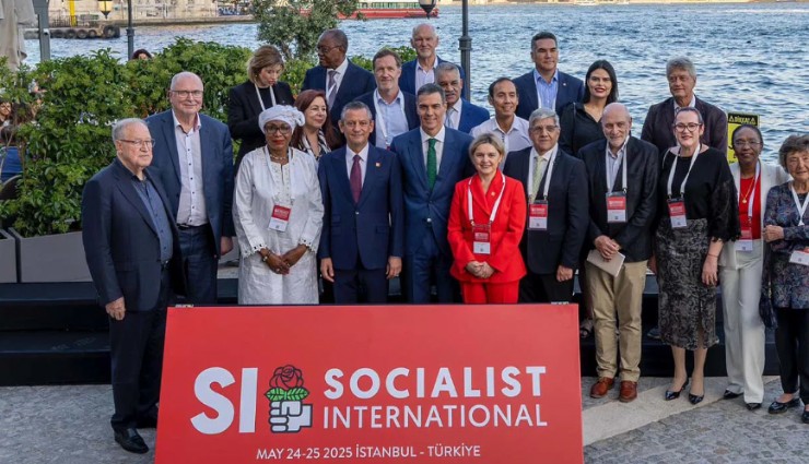 Sosyalist Enternasyonal toplantısı CHP ev sahipliğinde İstanbul'da yapılıyor: Özel sloganı açıkladı