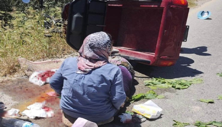 Bağ emekçisi kadının acı sonu: Üç tekerlekli motosikletin devrilmesi sonucu hayatını kaybetti