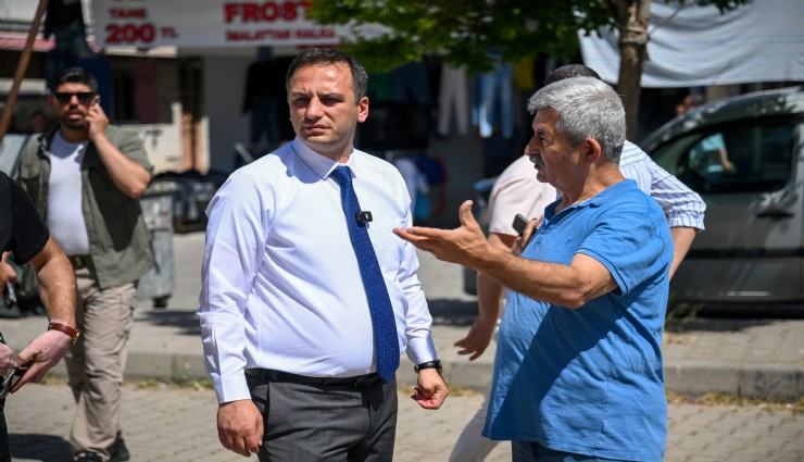 Başkan Eşki'den Çamdibi esnafına ziyaret