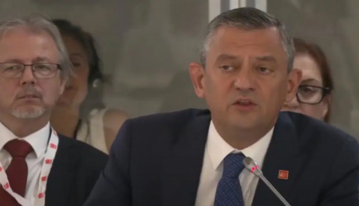 CHP Genel Başkanı Özgür Özel Brüksel'de konuştu: AB'ye 'Erdoğan' mesajı