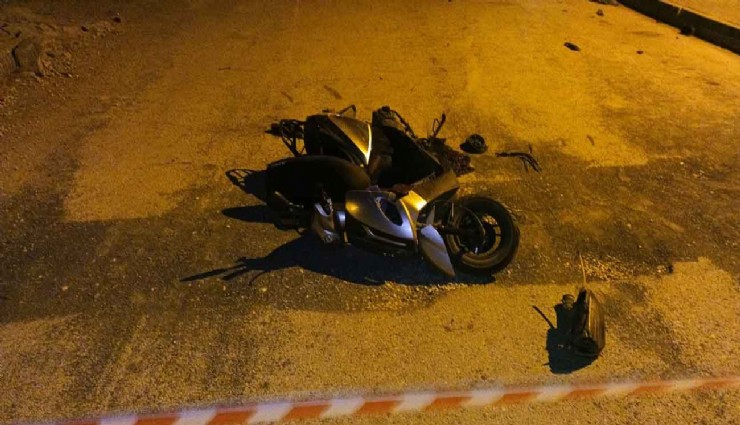Feci kazada acı detay: Kaskını oğluna takmış