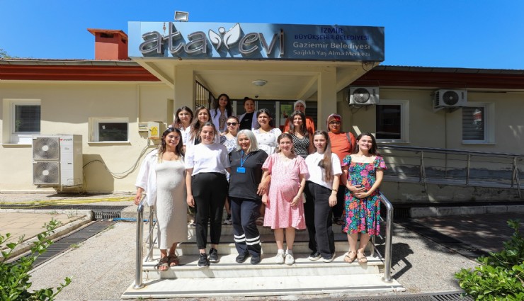 Gaziemirli anne adayları Gebe Okulu’nda anneliğe hazırlandı