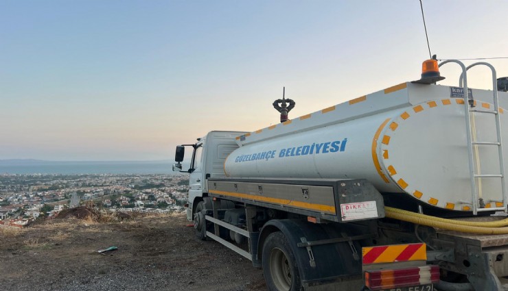 Güzelbahçe Belediyesi'nden yangın teyakkuzu