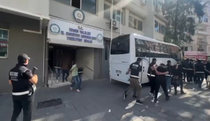 Karşıyaka ve Çiğli’de helikopter destekli operasyon: Örgüt çökertildi, 17 kişi tutuklandı
