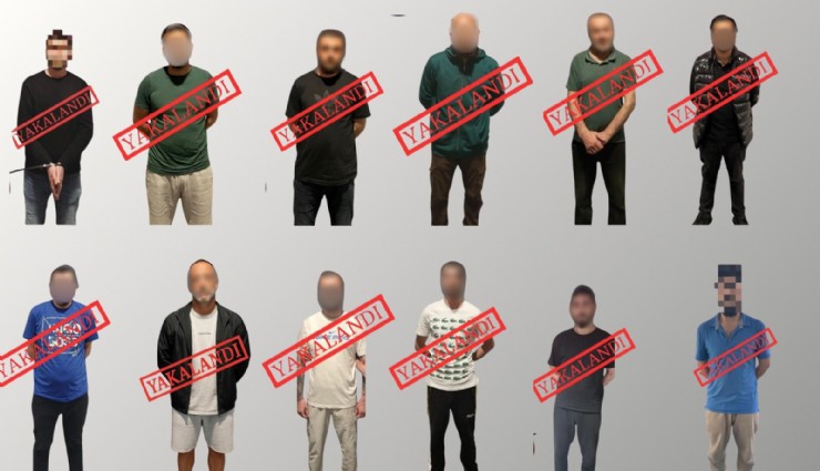 Kırmızı bültenle aranan 11 suçlu Türkiye’ye getirildi