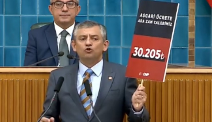 Özgür Özel: Asgari ücret 30 bin 205 TL olsun