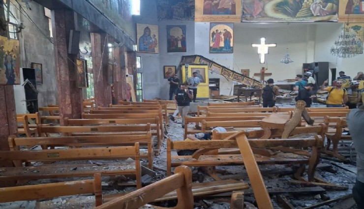 Suriye'de kiliseye saldırı: En az 15 kişi öldü