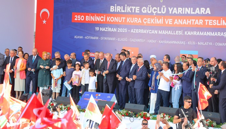 Teslim edilen deprem konutu sayısı 250 bini aştı