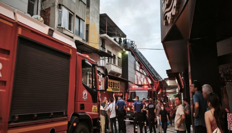 Denizli'de Tarihi Demirciler Çarşısı'nda yangın