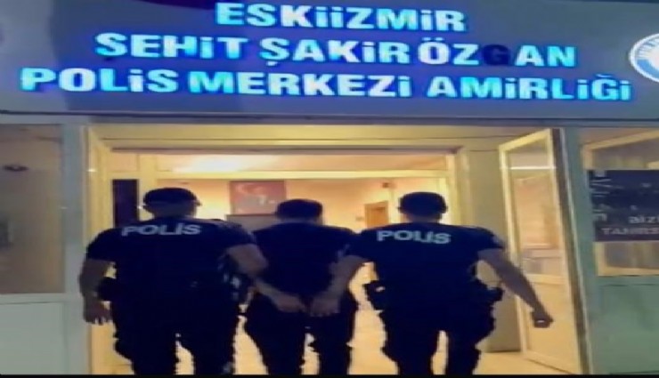 Kesinleşmiş hapis cezasıyla aranan hükümlü İzmir’de yakalandı