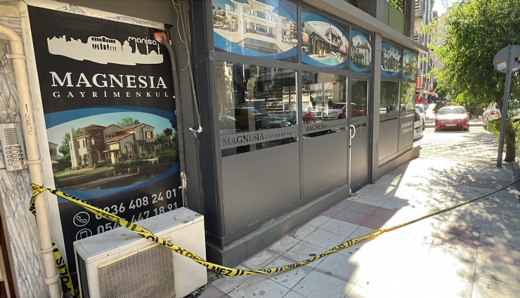 Manisa'da emlak ofisinde silahlı kavga: 1 ölü, 3 yaralı