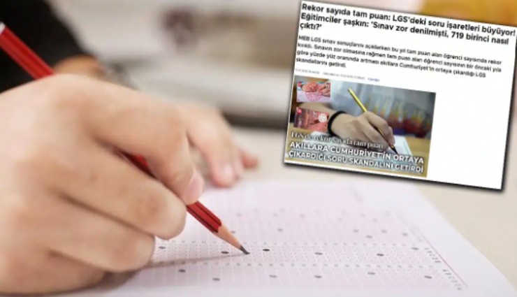 MEB'den 'LGS'de şaibe' iddialarına 'siyaset yapmayın' yanıtı
