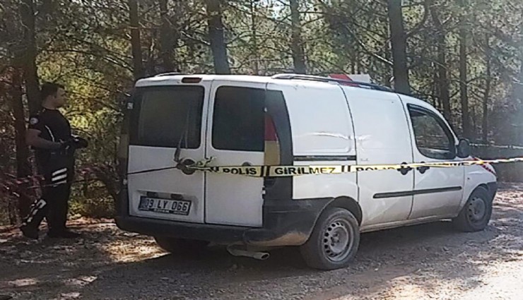 Araç içinde tüfekle vurulmuş halde bulundu