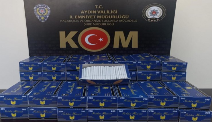 Aydın’da uyuşturucu operasyonu: 8 bin 600 doldurulmuş makaron ele geçirildi