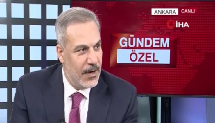 Bakan Fidan: 