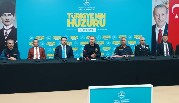 Bakan Yerlikaya: 