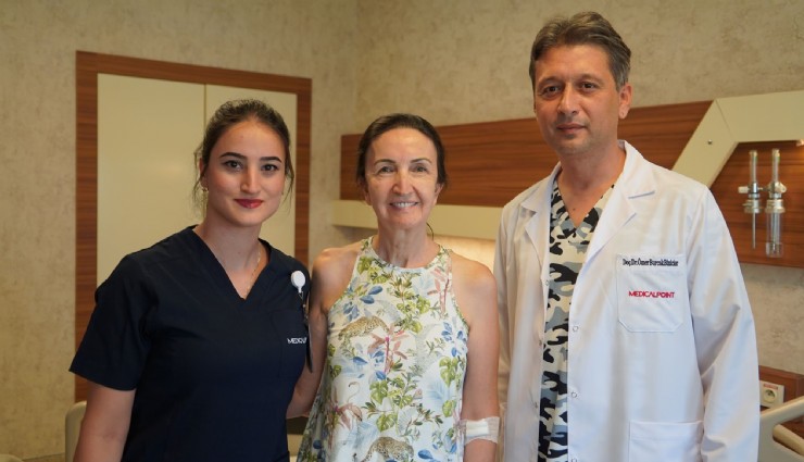 Ameliyatsız yöntemle 6 santimlik bağırsak kitlesi çıkarıldı