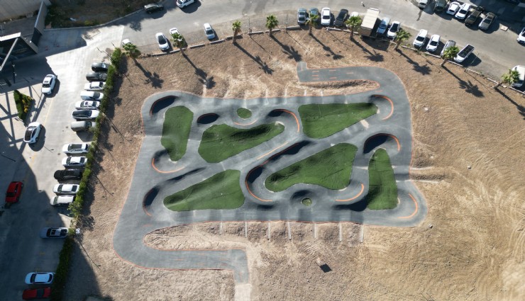 Üniversiteli gençler Pump Track Parkı’na tam not verdi