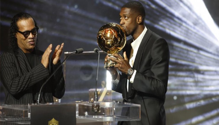 Altın top ödülünü Dembele kazandı