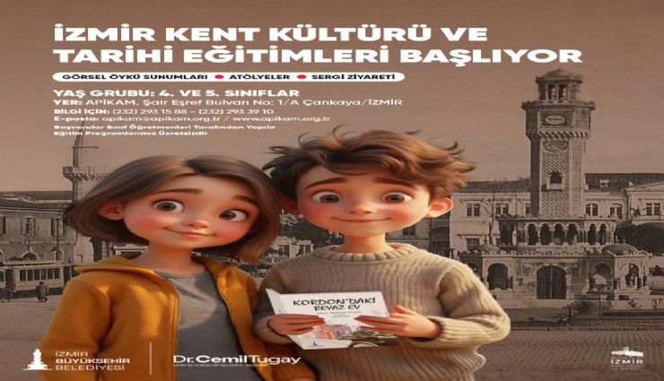 İzmir’de çocuklar için tarih ve kültür sınıfı: APİKAM’da ücretsiz eğitimler başlıyor