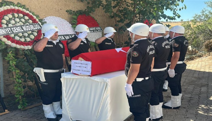 Kazada hayatını kaybeden polis memuru son yolculuğuna uğurlandı