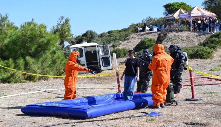 Urla'da deprem ve tsunami tatbikatı