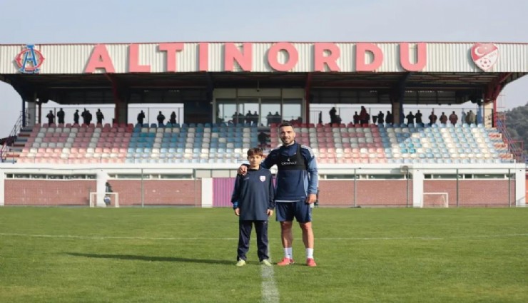 Altınordu’da babası ve oğlu aynı kulüpte forma giyiyor