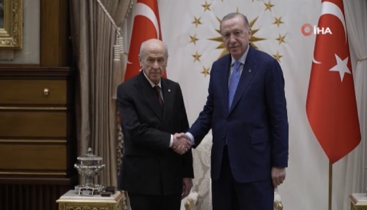 Erdoğan, Devlet Bahçeli ile bir araya geldi