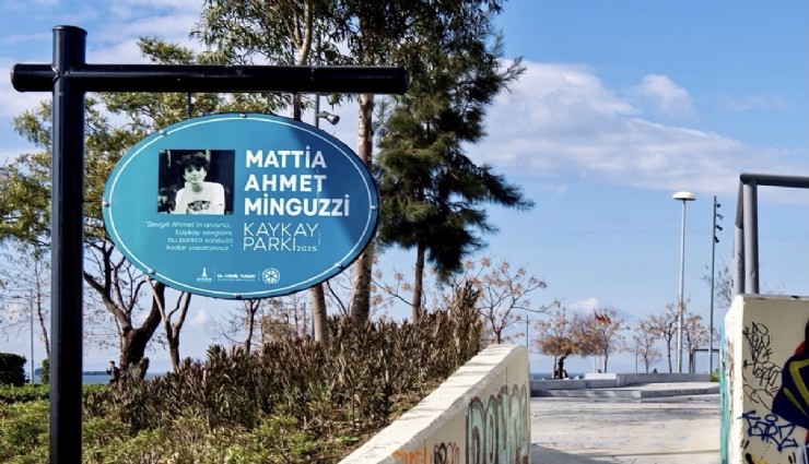 Mattia Ahmet Minguzzi’nin adı İzmir'deki o kaykay parkında yaşayacak